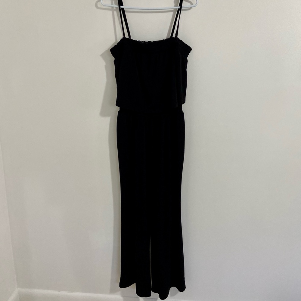 INC International Concepts Black Jumpsuit